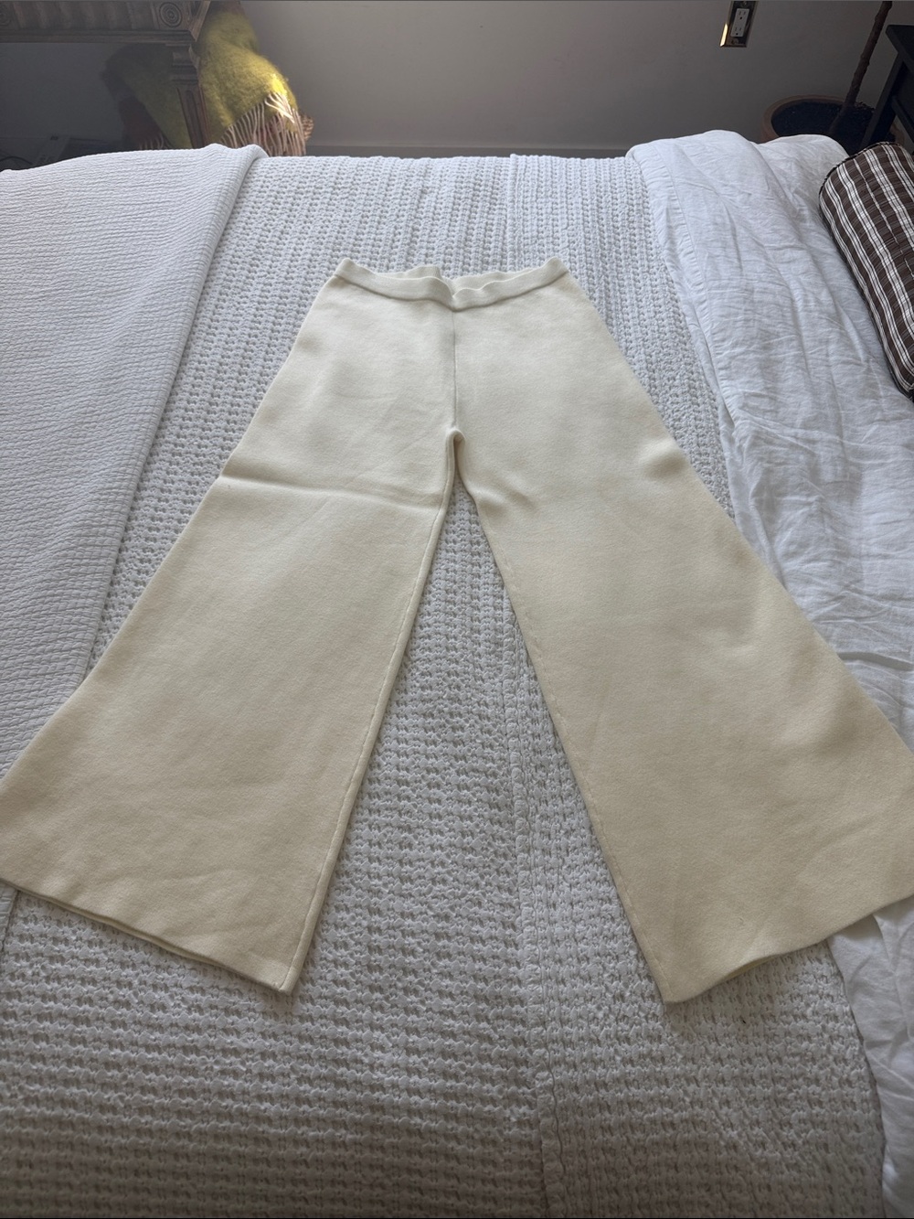 Luminary Cream Knit Button-Front Shell & Pant Set - Picture 4 of 12